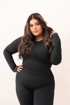 Everyday Long Sleeve Top Intense Black